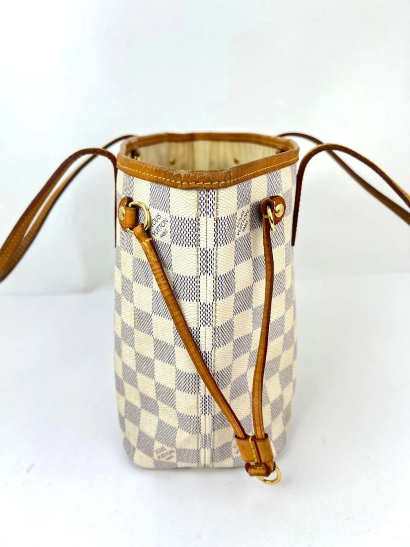 Louis Vuitton Neverfull PM Damier Azur Tote Bag - 4