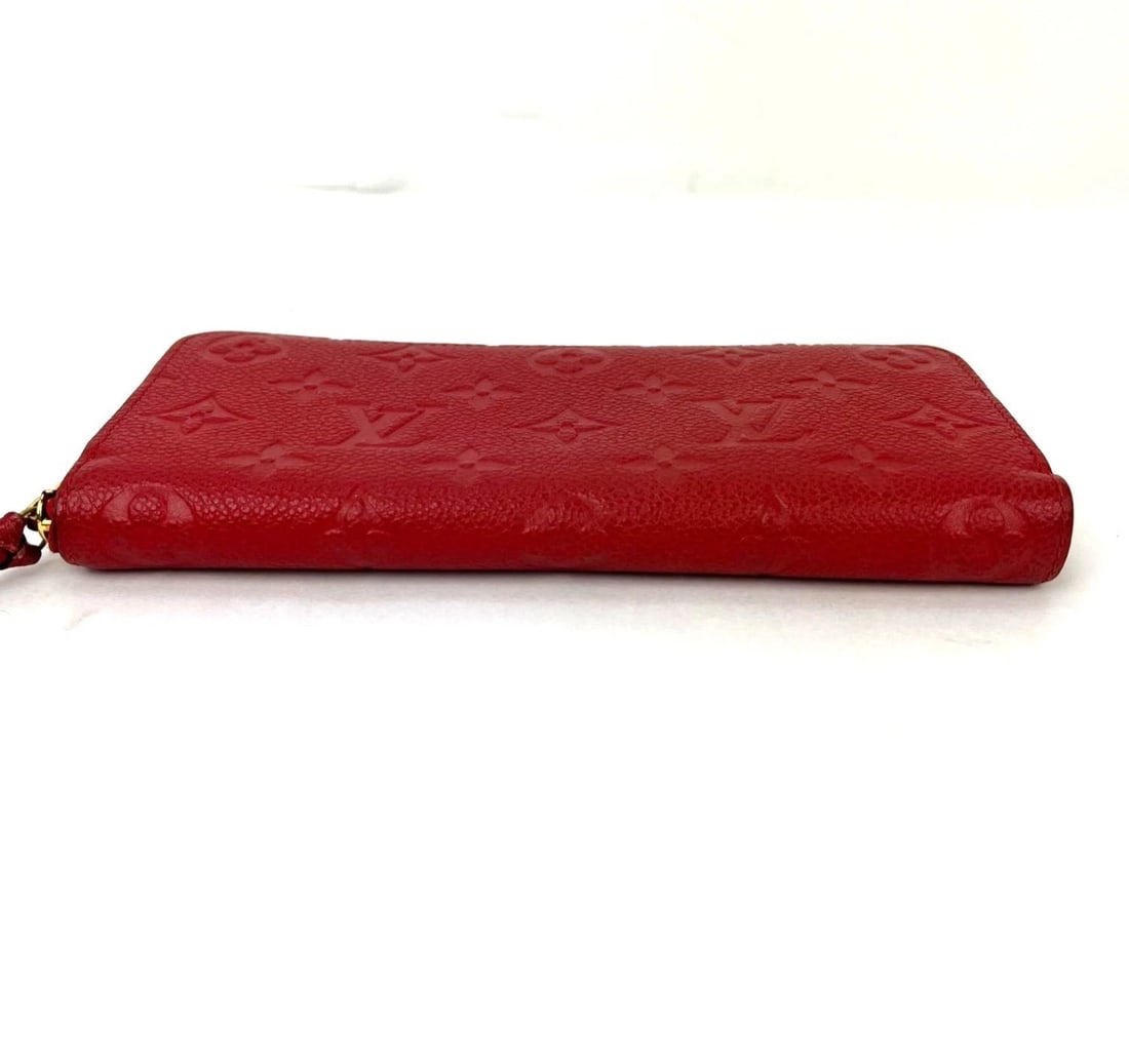 Louis Vuitton Clemence Red Empriente Leather Wallet - 8