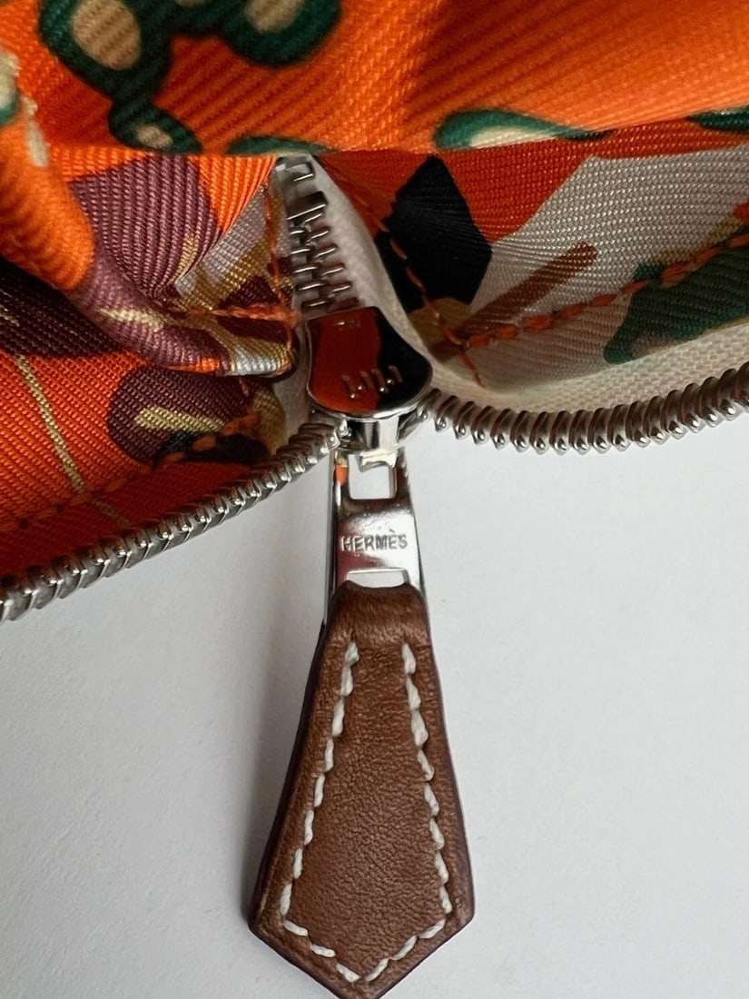 Hermes Evercolor Silk'In Classique Long White Wallet - 5