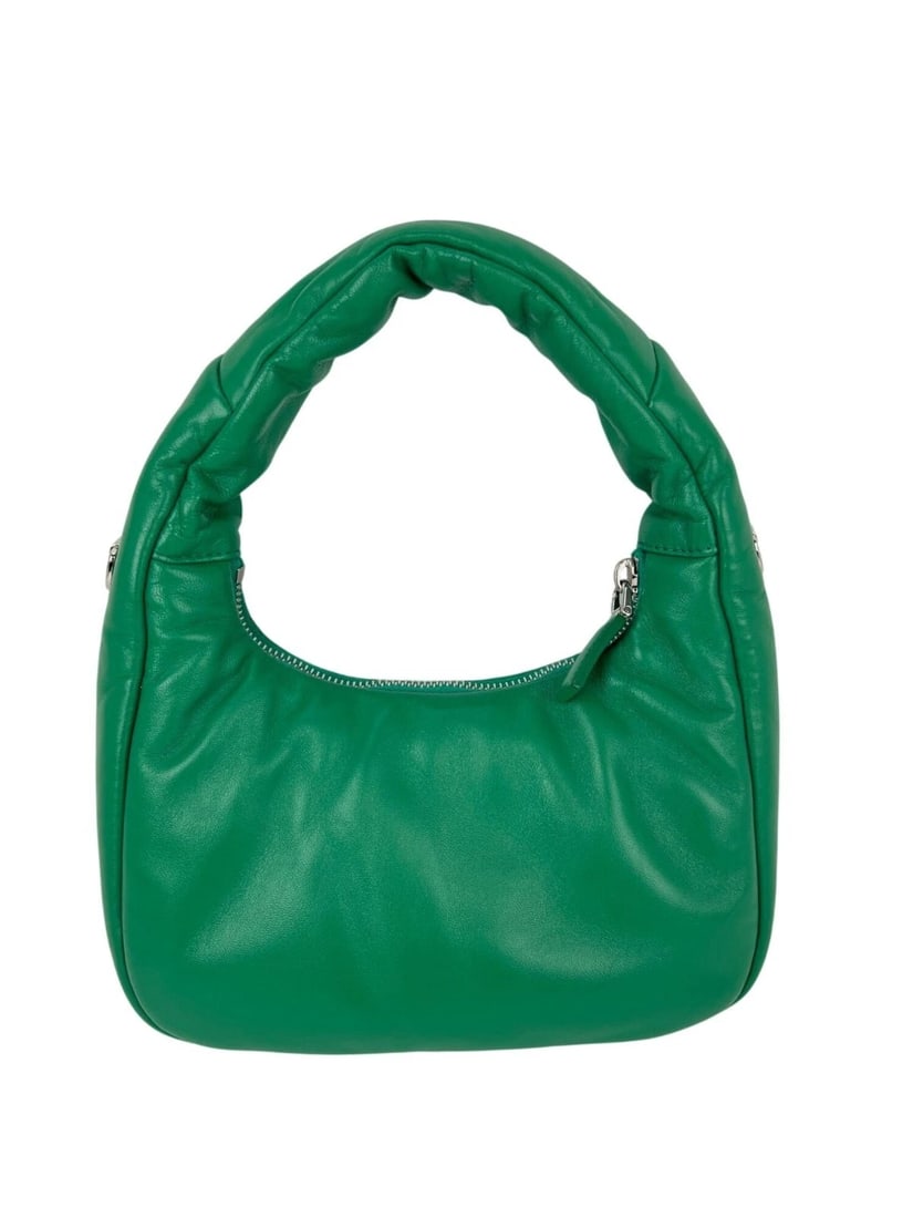 Prada Soft Nappa Leather Mini Padded Green Hand Bag - 2