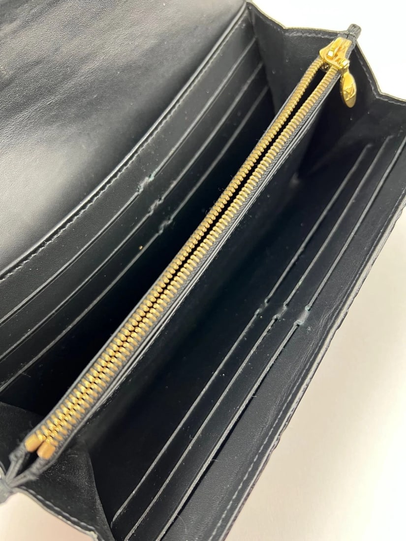 Louis Vuitton Sarah Monogram Vernis Stickers Black Wallet Limited Edition - 8