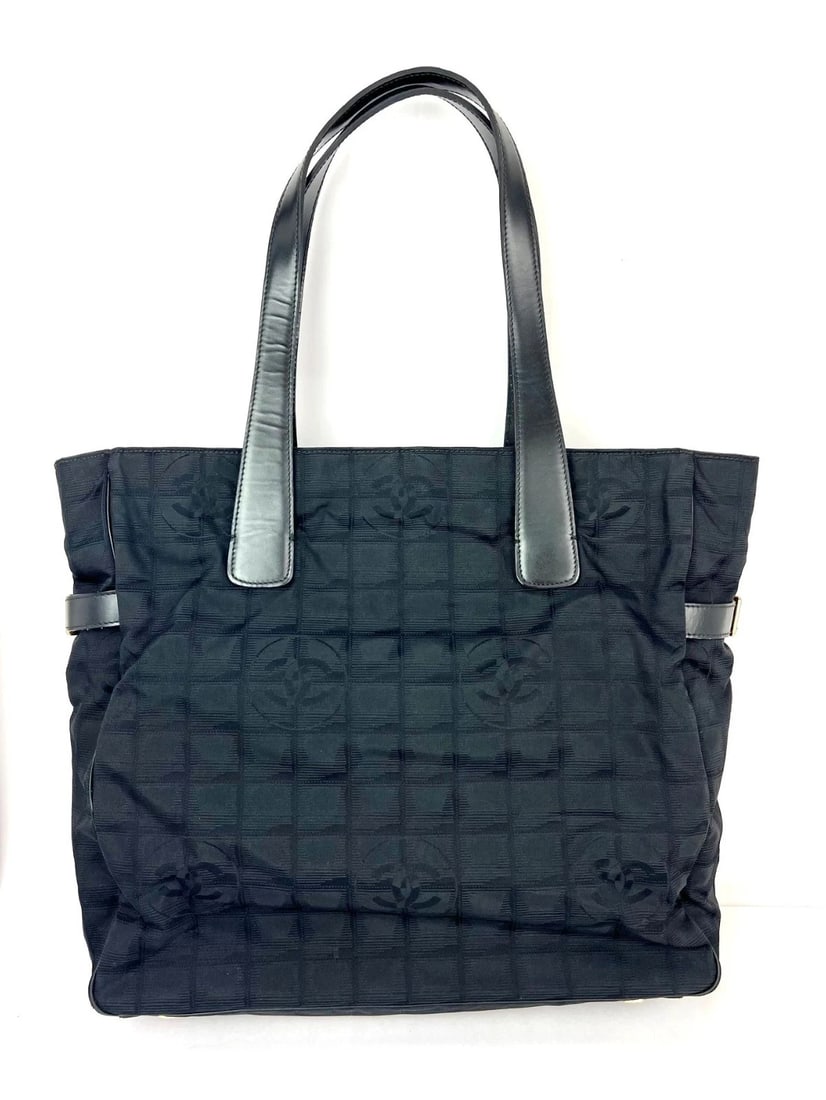 Chanel Nylon Black Travel Tote Vintage - 2