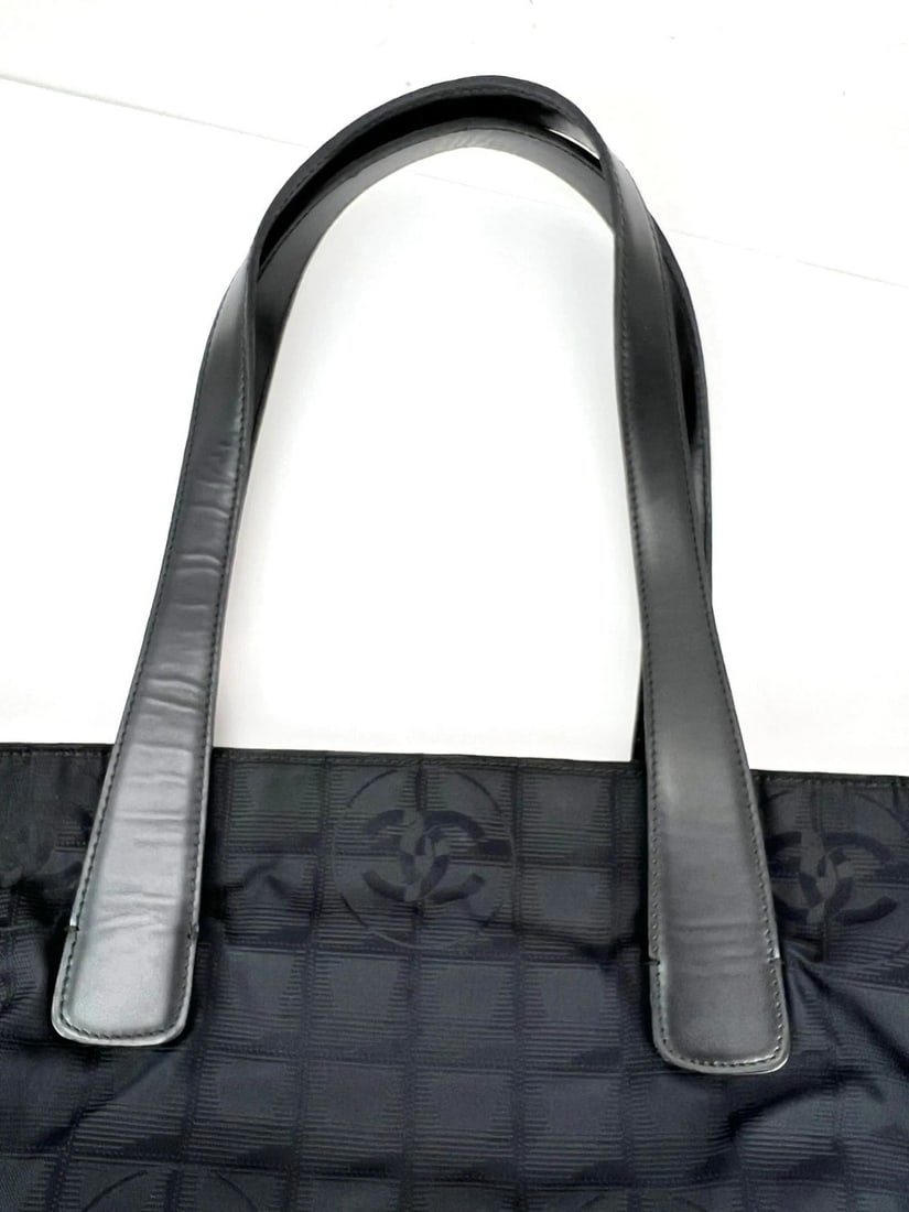 Chanel Nylon Black Travel Tote Vintage - 3