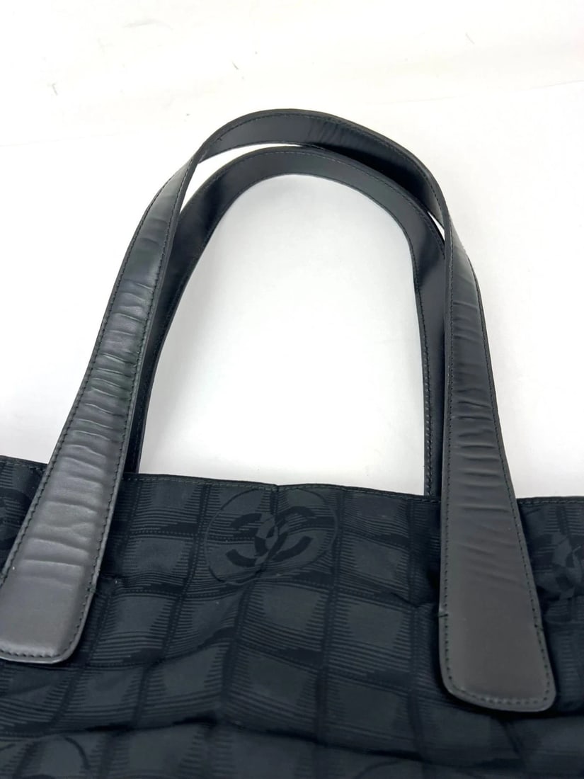 Chanel Nylon Black Travel Tote Vintage - 6