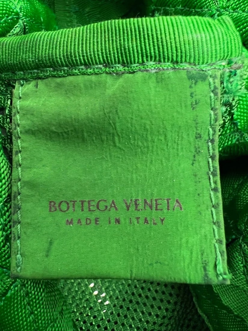Bottega Veneta Intrecciato Green Webbing Crossbody Bag - 7