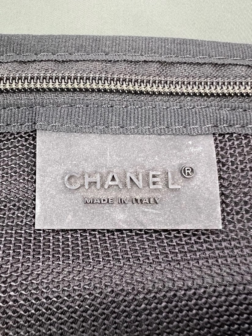 Chanel Nylon Black Sportsline Backpack Vintage - 7