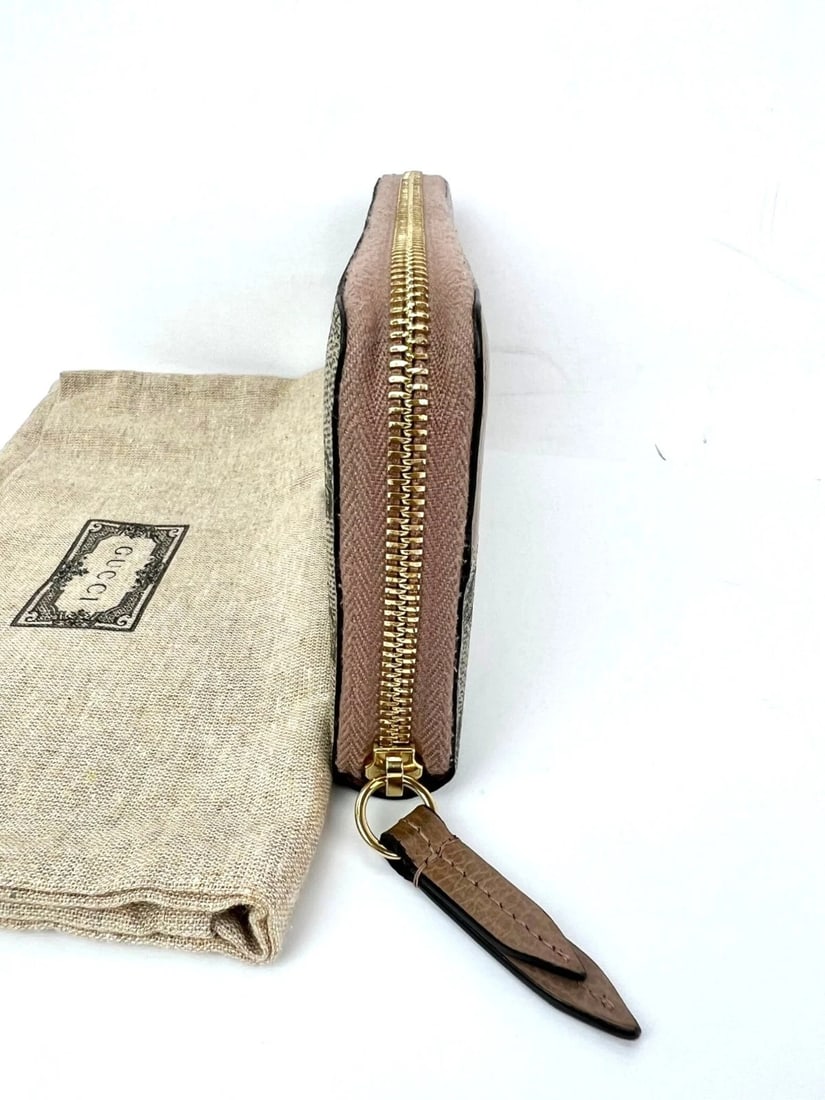 Gucci GG Marmont Zip Around Wallet Porcelain Rose - 12