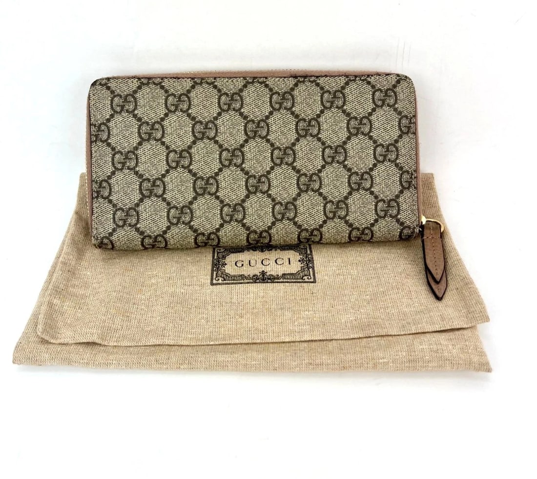 Gucci GG Marmont Zip Around Wallet Porcelain Rose - 2