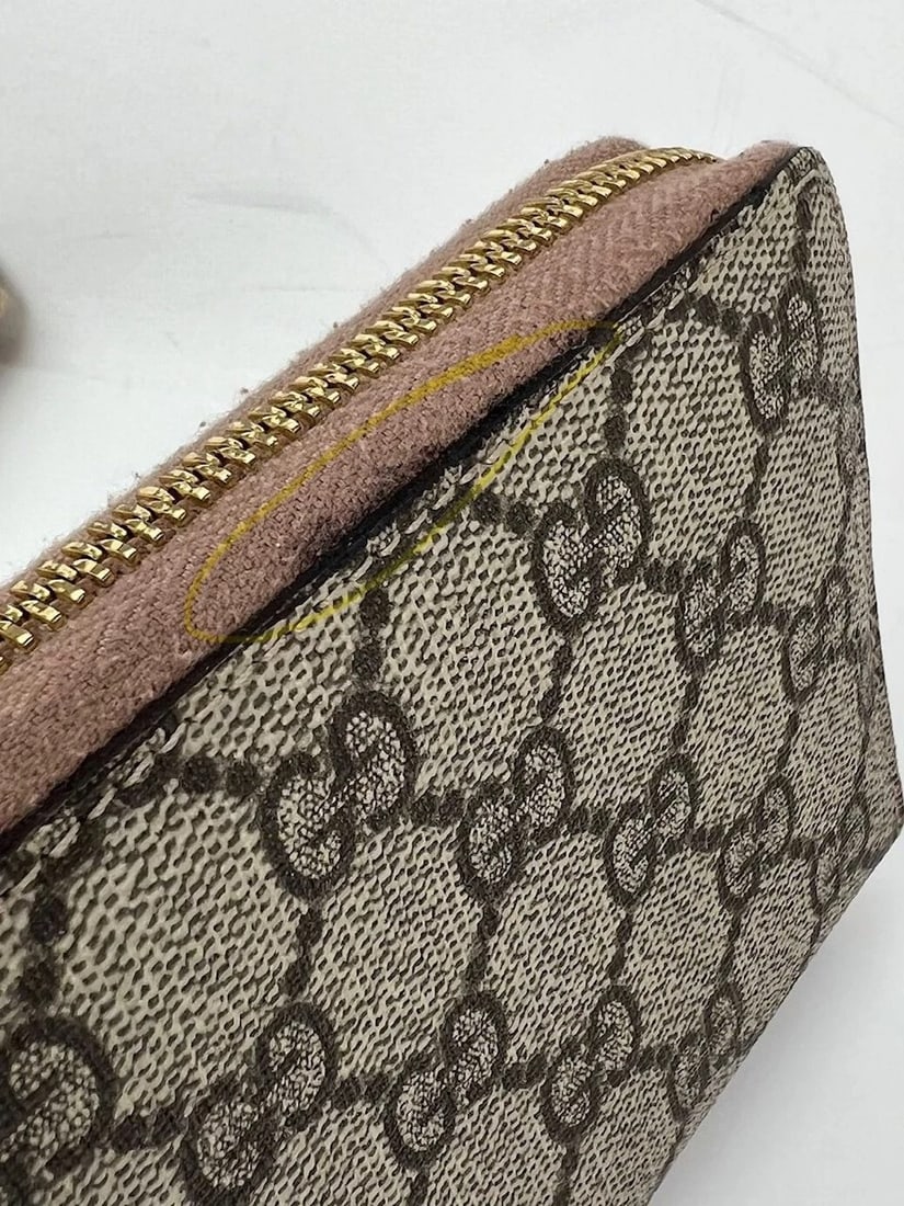 Gucci GG Marmont Zip Around Wallet Porcelain Rose - 4
