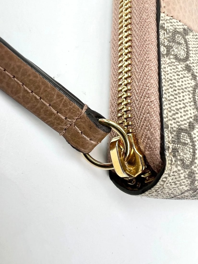 Gucci GG Marmont Zip Around Wallet Porcelain Rose - 9
