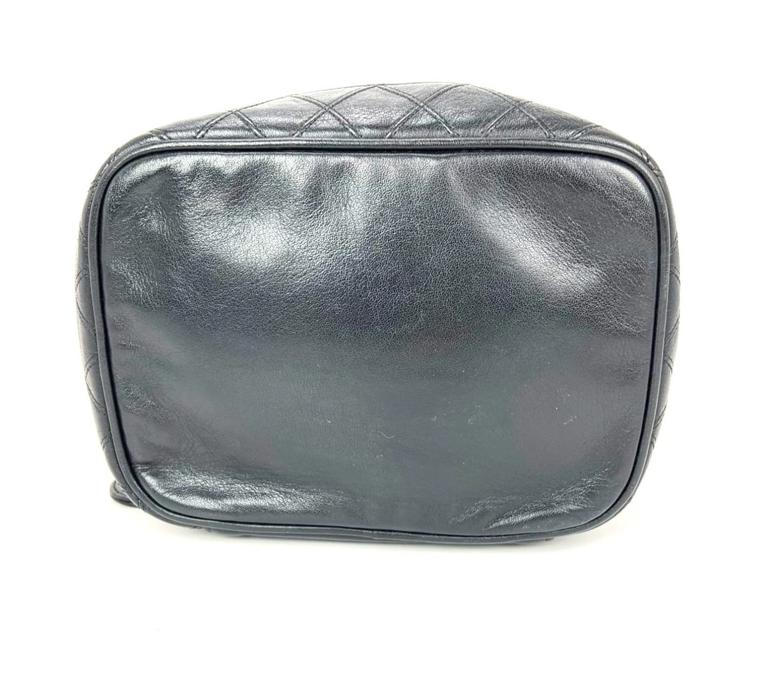 Chanel Lambskin Vanity Cosmetic Case Black - 3