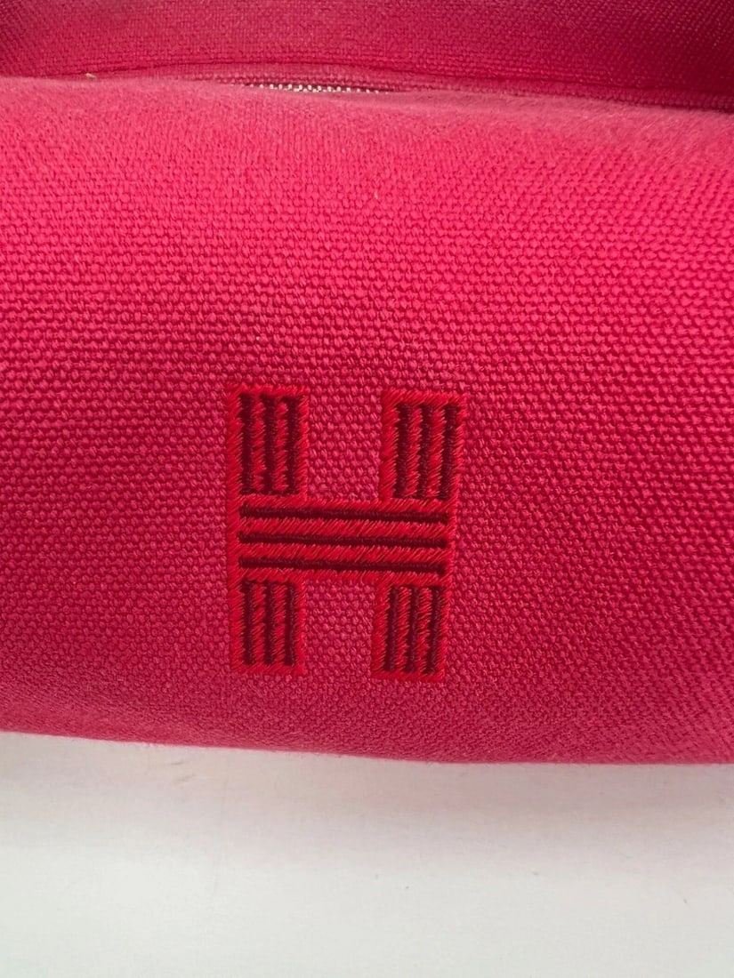 Hermes Small Canvas Bride A-Brac Pink Pouch Bag - 10