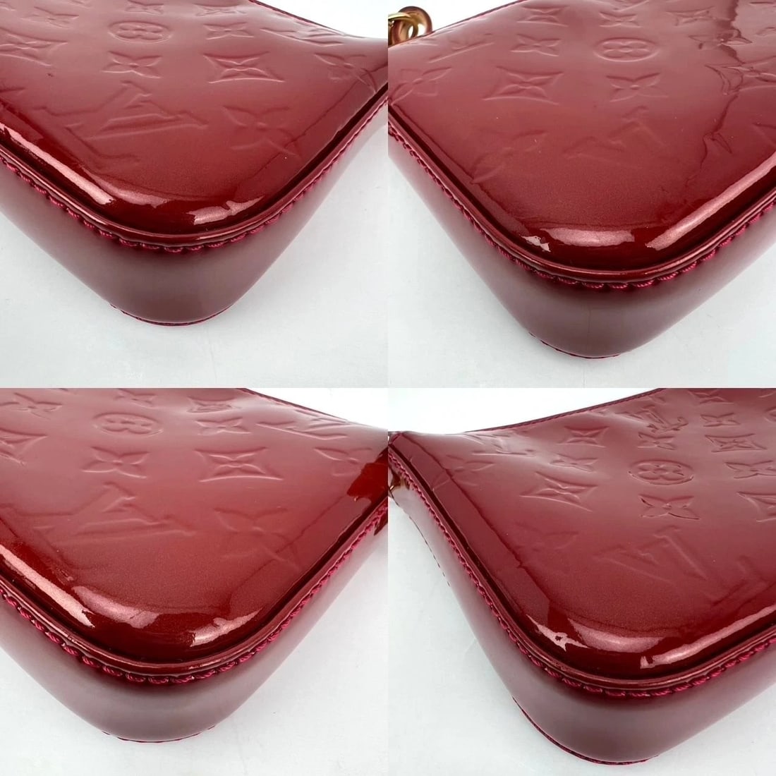 Louis Vuitton Pochette Accessories NM Vernis Rose Indien Shoulder Bag - 11