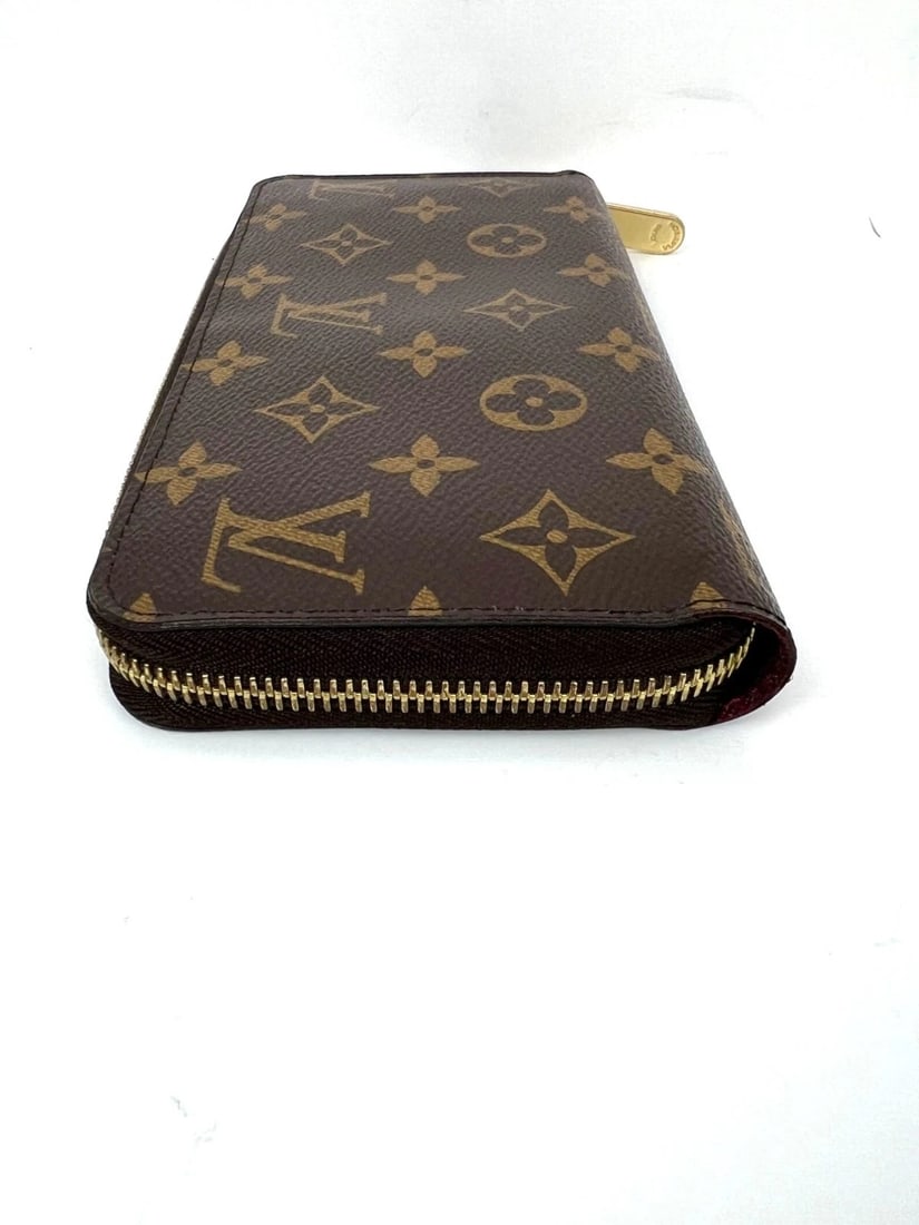 Louis Vuitton Zippy Monogram Leather Fuchsia Wallet Clutch - 12