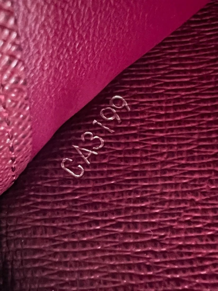 Louis Vuitton Zippy Monogram Leather Fuchsia Wallet Clutch - 8