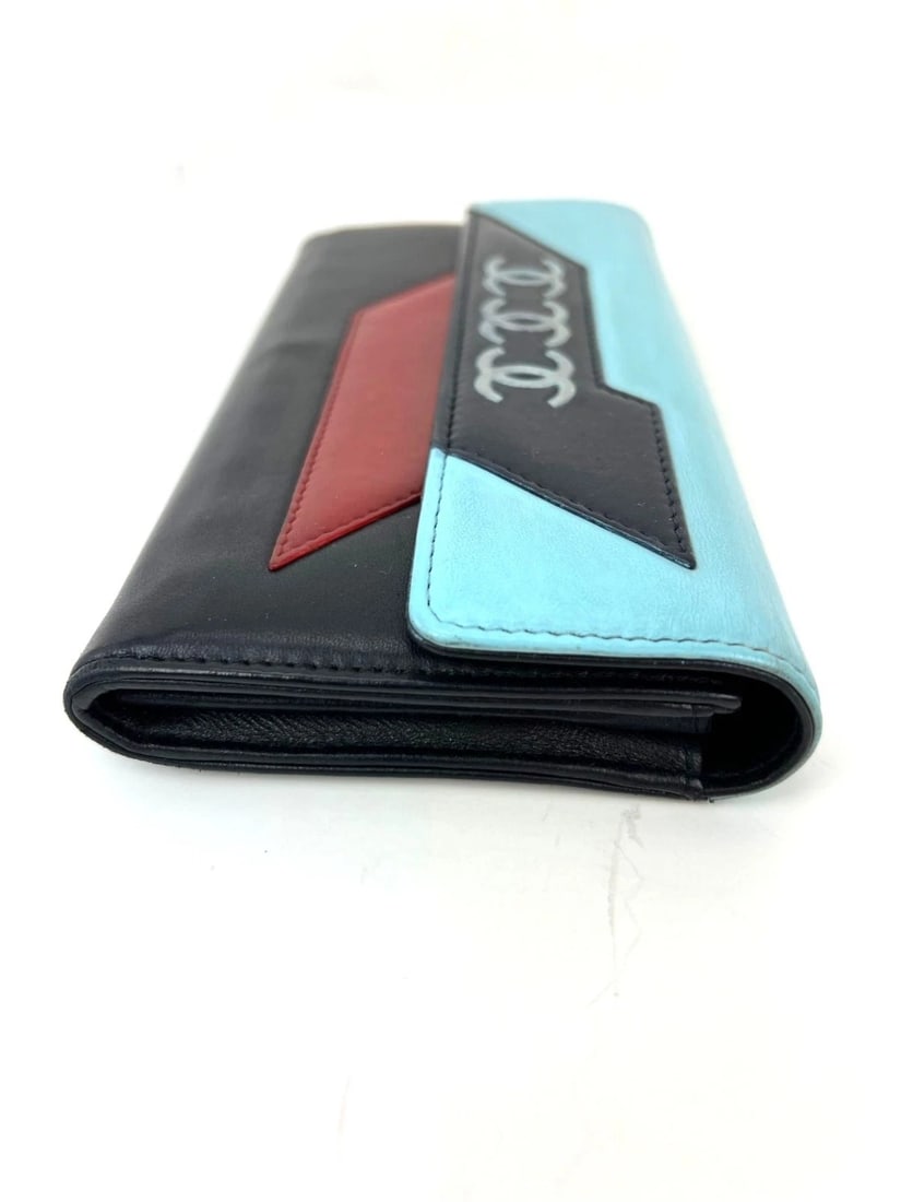 Chanel Airline Triple CC Logo Long Wallet Clutch - 12