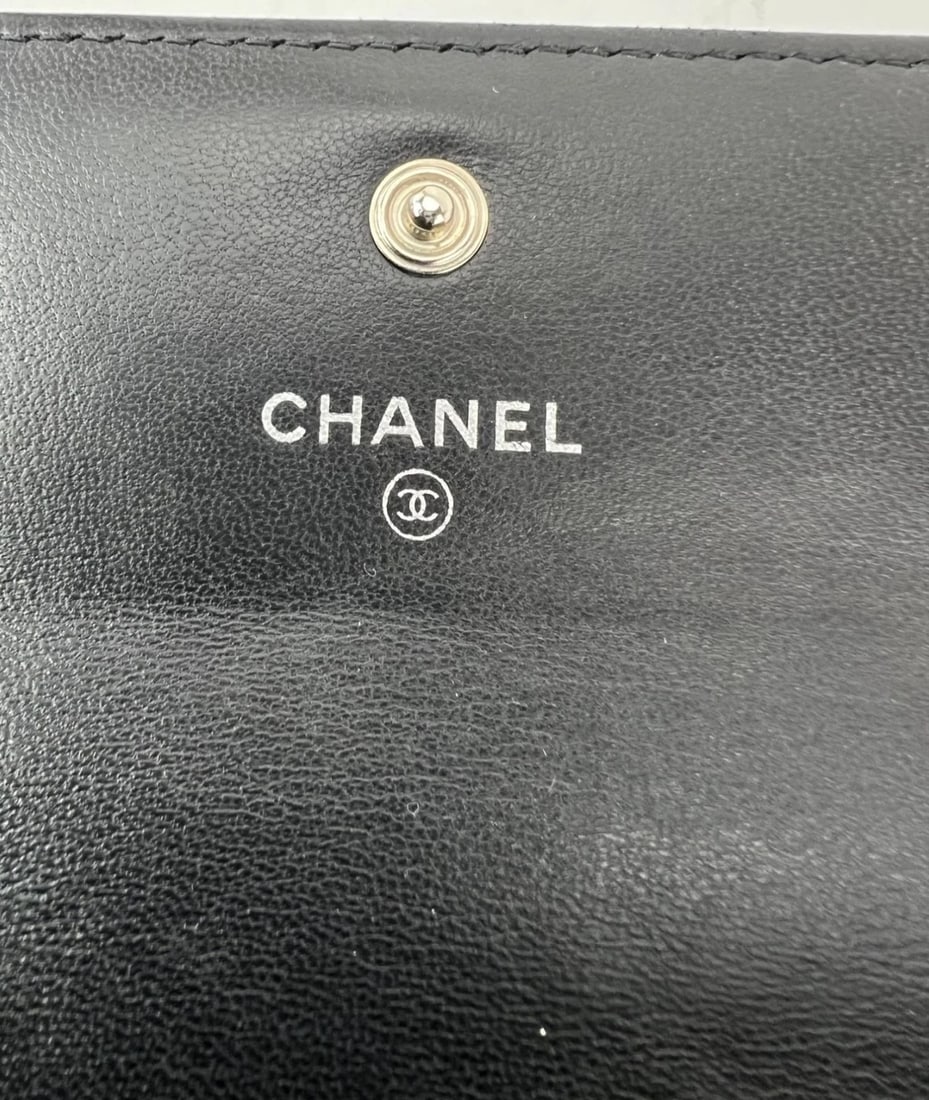 Chanel Airline Triple CC Logo Long Wallet Clutch - 4