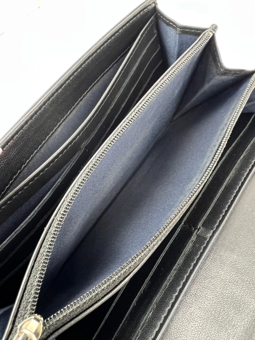 Chanel Airline Triple CC Logo Long Wallet Clutch - 5