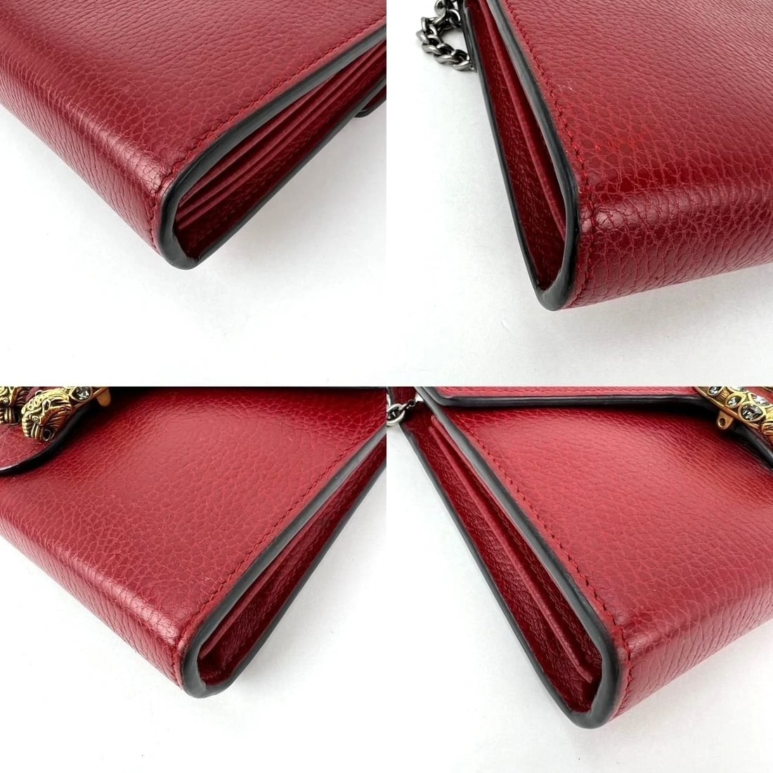 Gucci Dionysus Mini Bag Chain Wallet Hibiscus Red Crossbody Bag Clutch - 19