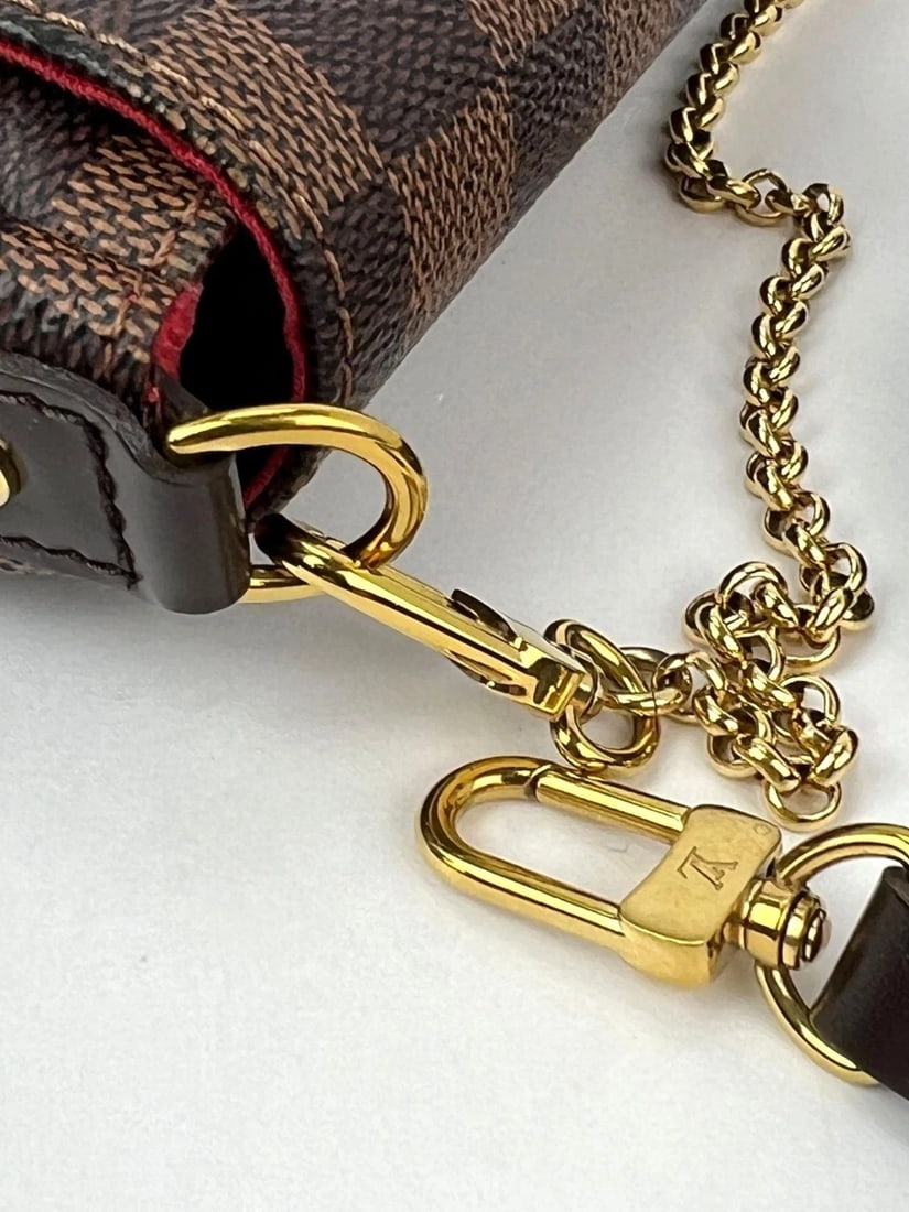 Louis Vuitton Favorite MM Damier Ebene Crossbody Bag - 12