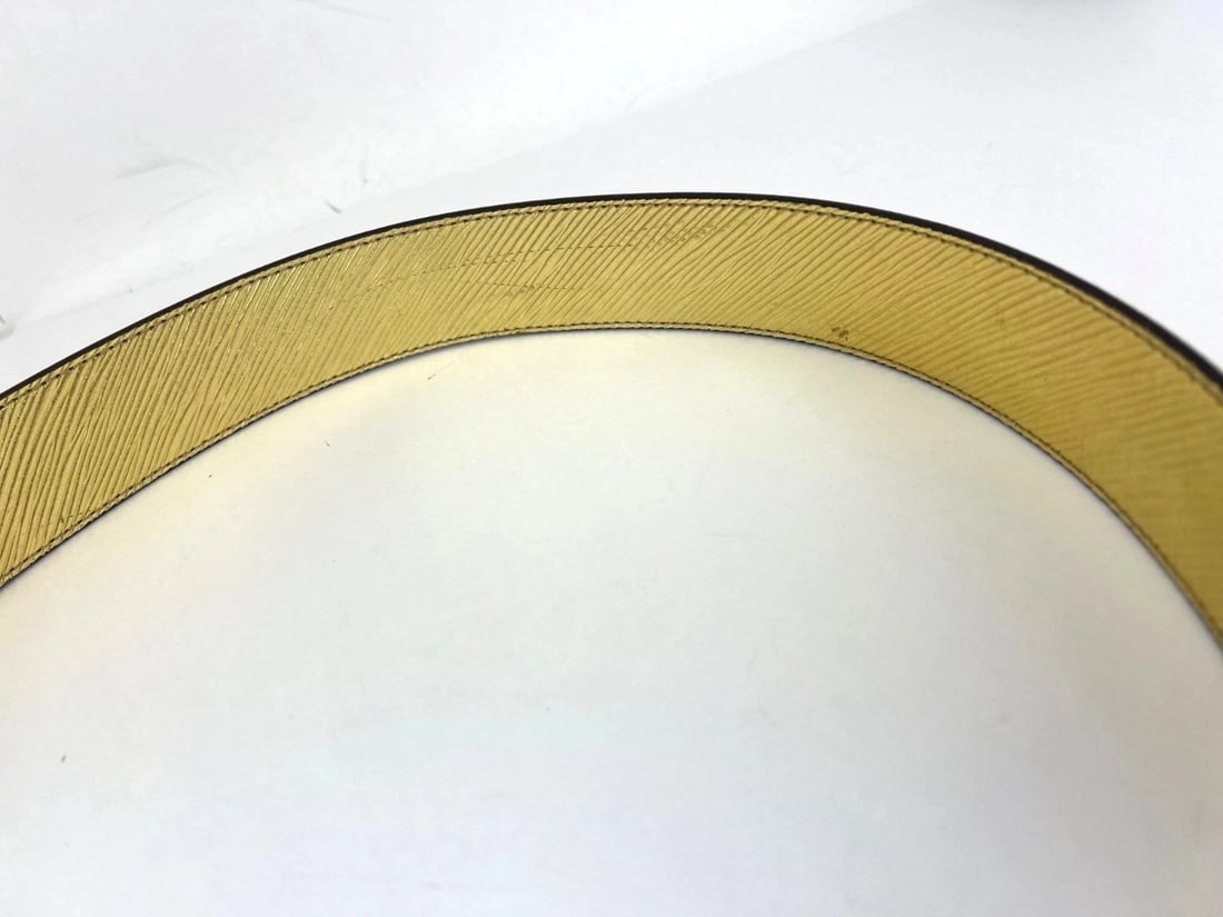 Louis Vuitton Bandouliere Reversible Monogram Gold Epi Shoulder Strap - 11