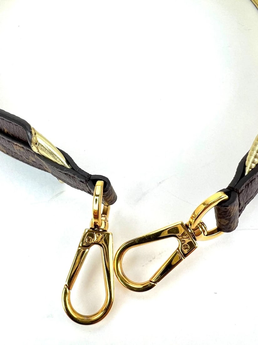 Louis Vuitton Bandouliere Reversible Monogram Gold Epi Shoulder Strap - 5