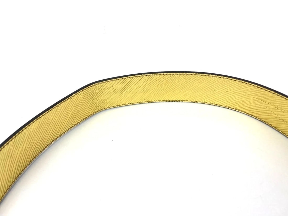 Louis Vuitton Bandouliere Reversible Monogram Gold Epi Shoulder Strap - 9
