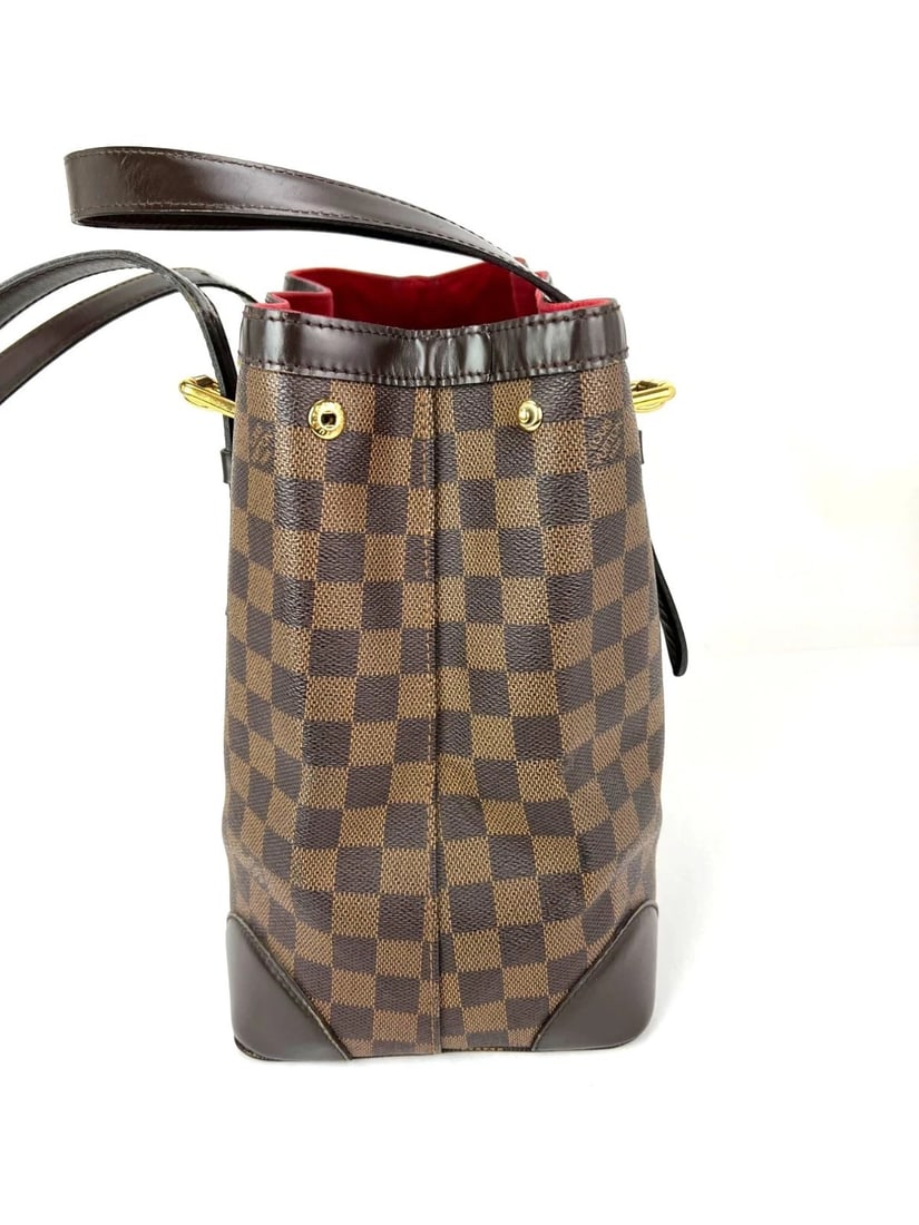 Louis Vuitton Hampstead MM Damier Ebene Tote Shoulder Bag - 13