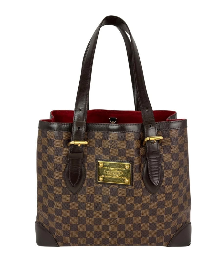 Louis Vuitton Hampstead MM Damier Ebene Tote Shoulder Bag: Title: Louis Vuitton Hampstead MM Damier Ebene Tote Shoulder Bag Description: Pre-Owned 100% Authentic Louis Vuitton Hampstead MM Damier Ebene Tote Shoulder Bag Added Insert to Organize and help keep