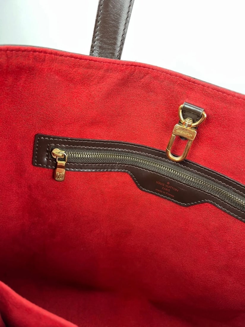 Louis Vuitton Hampstead MM Damier Ebene Tote Shoulder Bag - 5