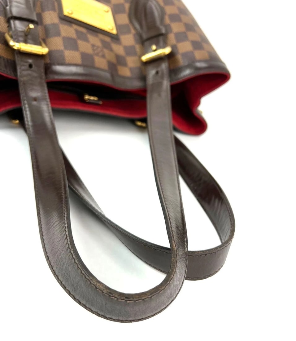 Louis Vuitton Hampstead MM Damier Ebene Tote Shoulder Bag - 8