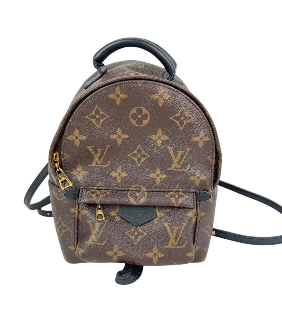 Louis Vuitton Palm Springs Mini Monogram Backpack Bag: Title: Louis Vuitton Palm Springs Mini Monogram Backpack Bag Description: Pre-Owned 100% Authentic Louis Vuitton Palm Springs Mini Monogram Backpack Bag RATING: B...very good, shows some signs of wear
