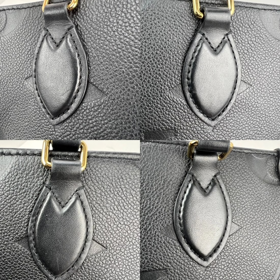 Louis Vuitton OnTheGo PM Giant Monogram Empreinte Black Leather Tote - 13