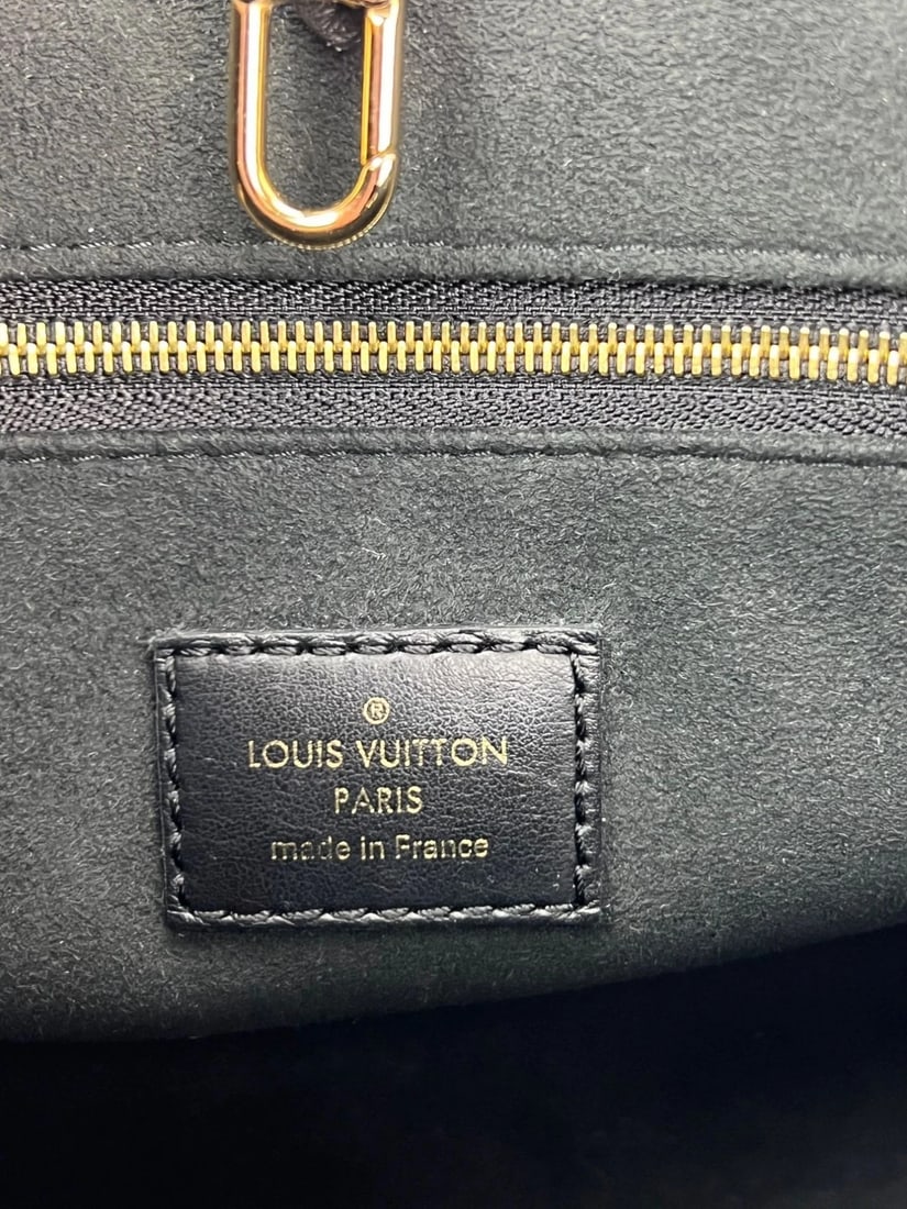 Louis Vuitton OnTheGo PM Giant Monogram Empreinte Black Leather Tote - 3