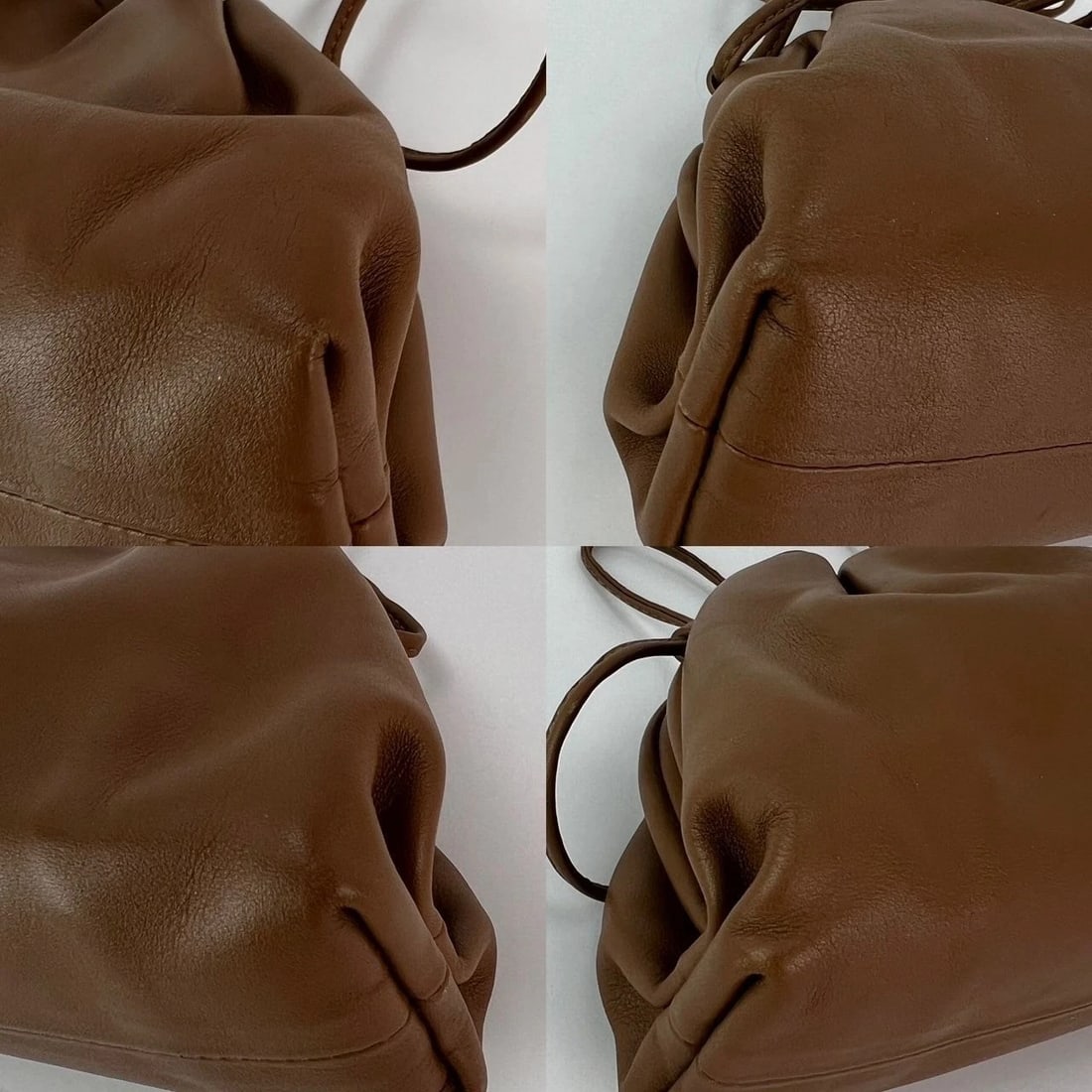 Bottega Veneta Mini Pouch Carmel Leather Crossbody Clutch Bag - 6