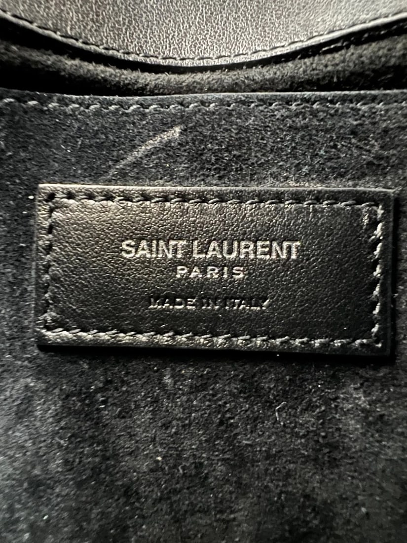 Saint Laurent Sunset Multicolor Snakeskin Medium Monogram Shoulder Bag IV - 7