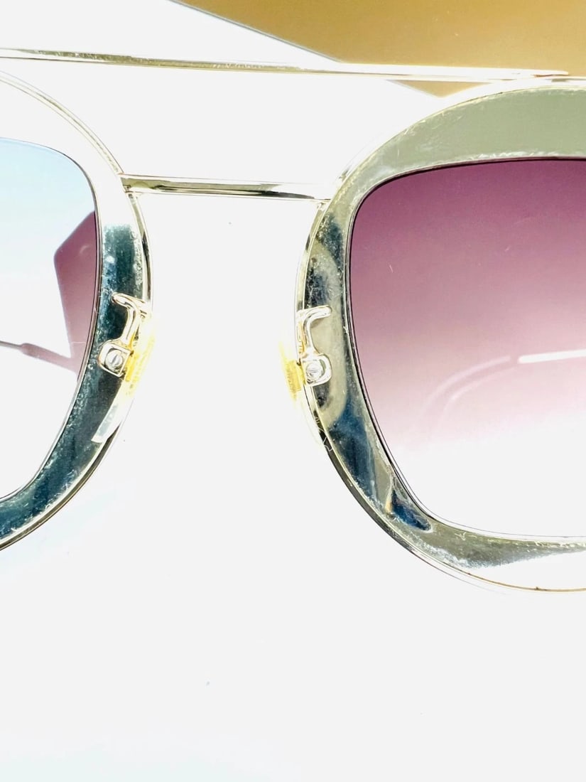Gucci Round Frame Sylvie Web Sunglasses GG0105S - 12