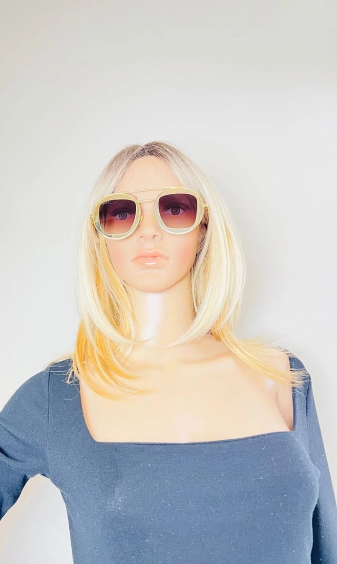 Gucci Round Frame Sylvie Web Sunglasses GG0105S - 14