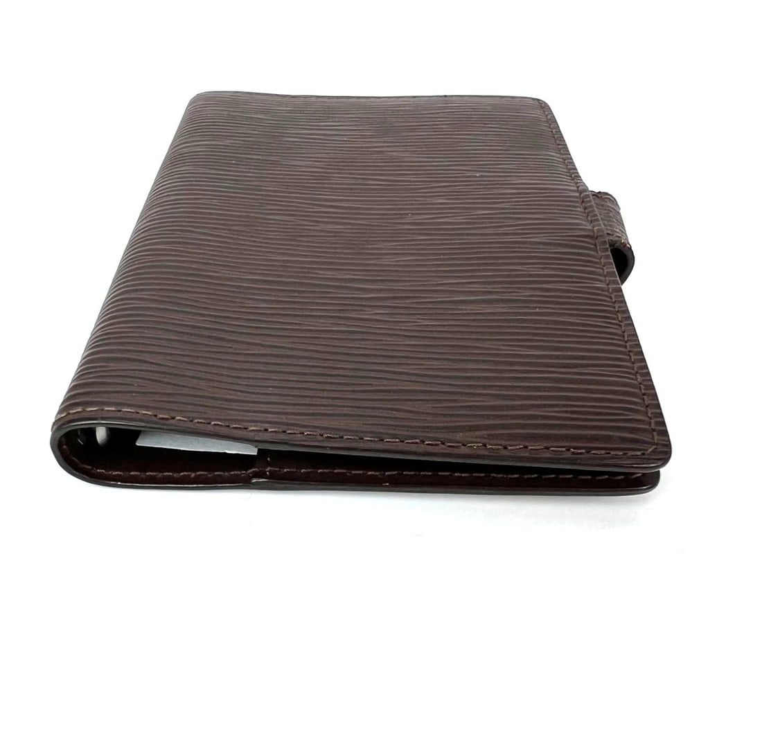 Louis Vuitton Brown Epi Small Agenda Booklet - 12
