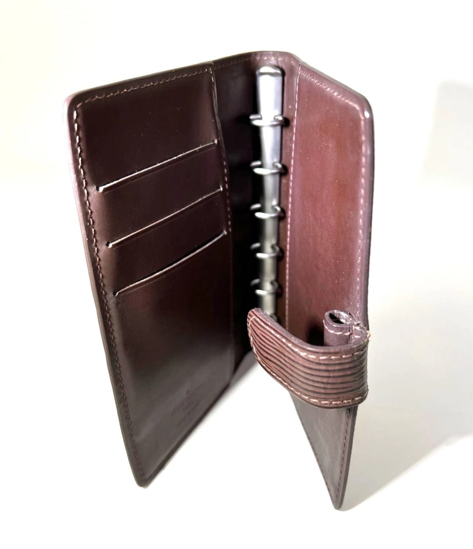 Louis Vuitton Brown Epi Small Agenda Booklet - 4
