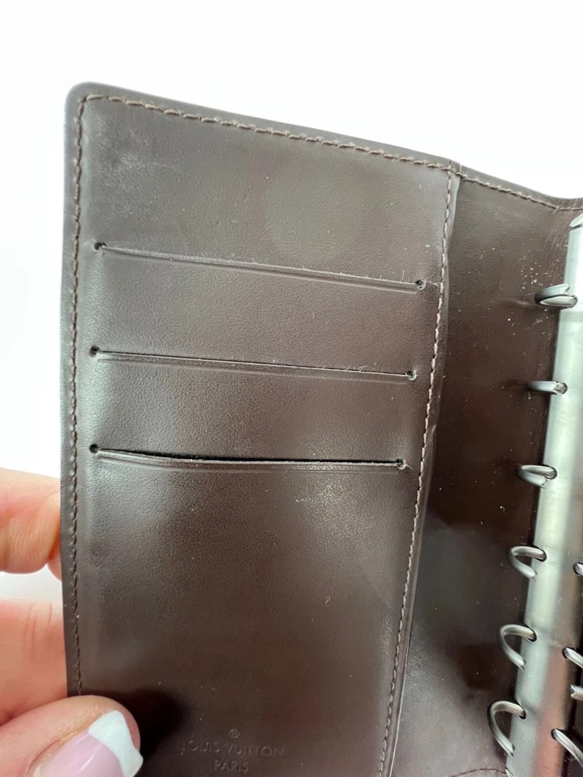 Louis Vuitton Brown Epi Small Agenda Booklet - 9