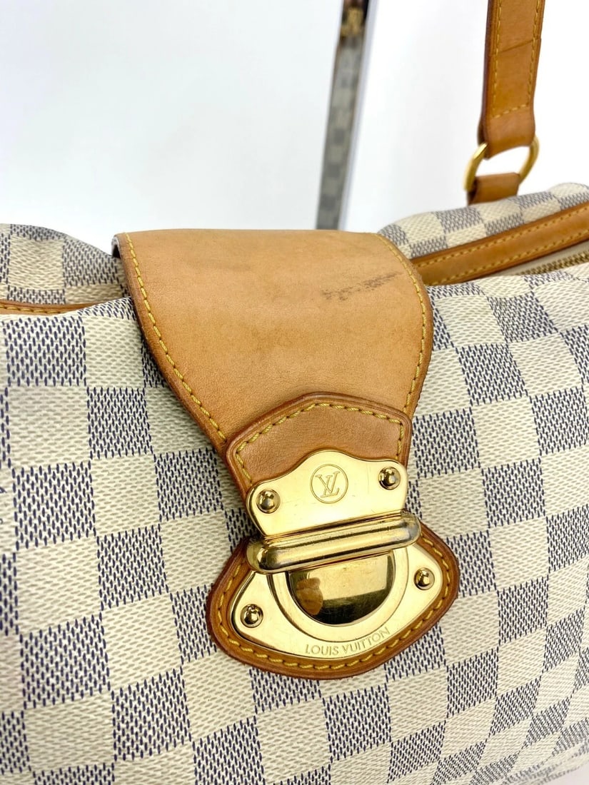LOUIS VUITTON Hand Bag Stresa PM Damier Azur Canvas Shoulder Tote - 2