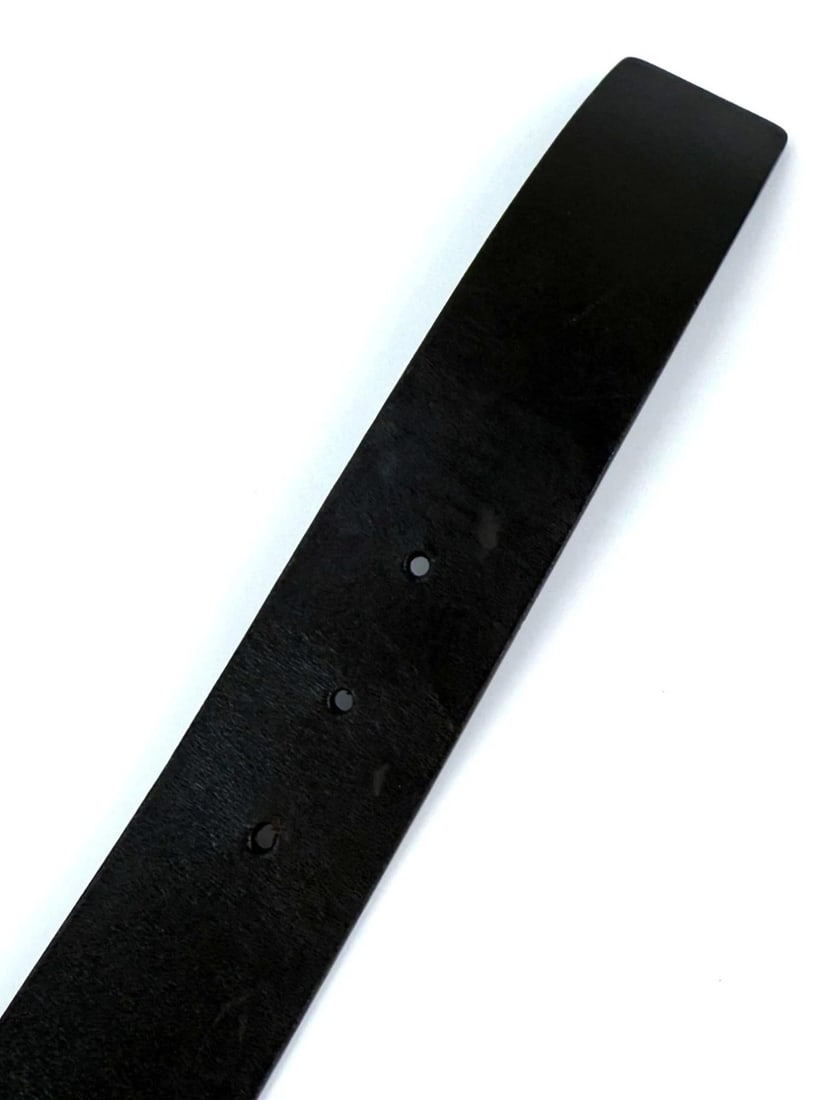 Gucci Interlocking GG Buckle Dark Brown Leather Belt Size 75 - 7