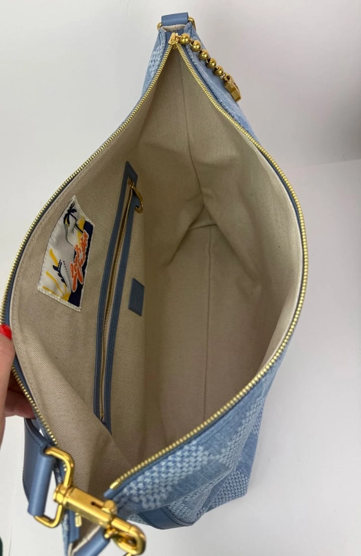 Louis Vuitton Damier Denim Vagabond hobo Handbag - 4