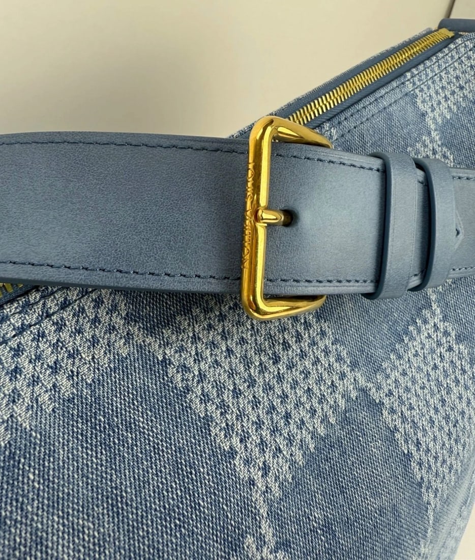Louis Vuitton Damier Denim Vagabond hobo Handbag - 8