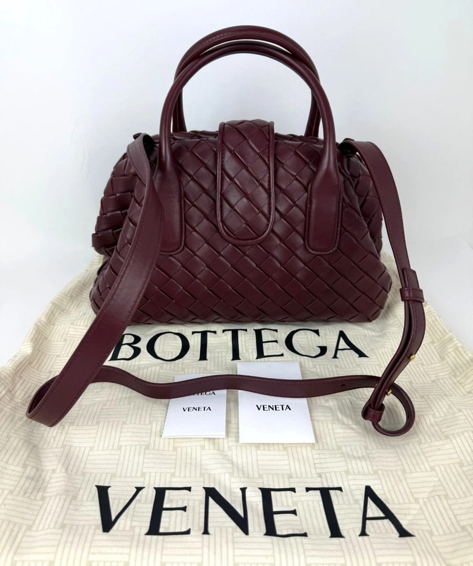 Bottega Veneta Nappa Intrecciato Teen The Lauren 1980 Bauletto Barolo Bag - 2