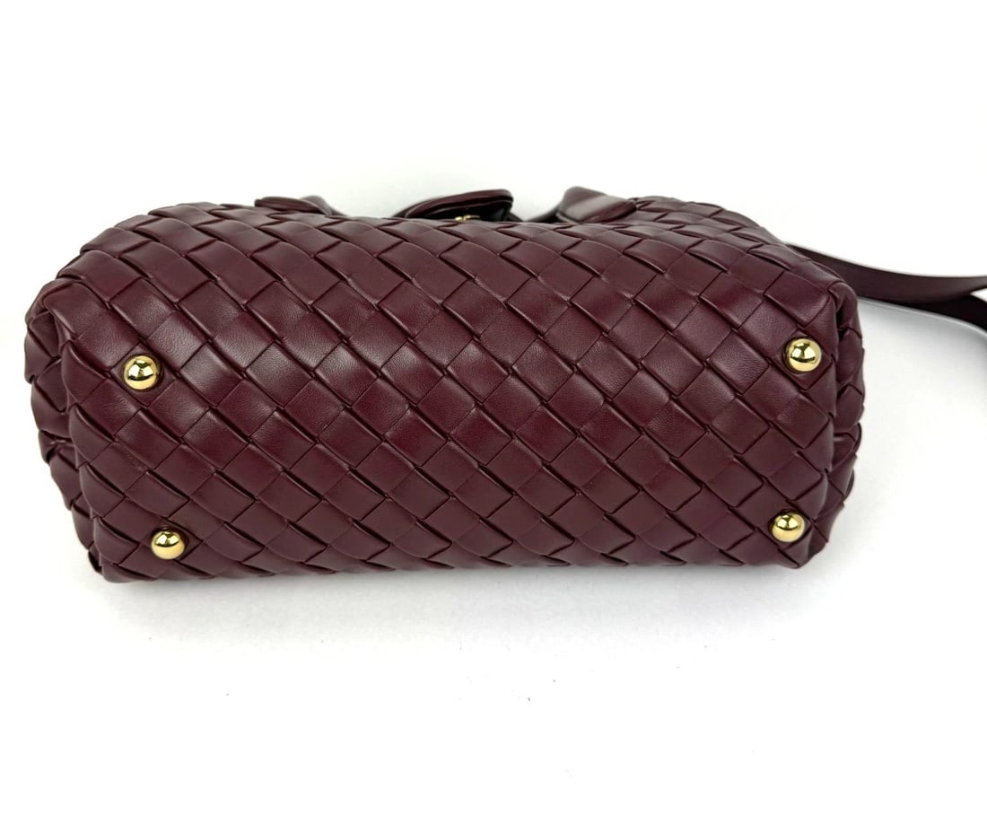 Bottega Veneta Nappa Intrecciato Teen The Lauren 1980 Bauletto Barolo Bag - 3