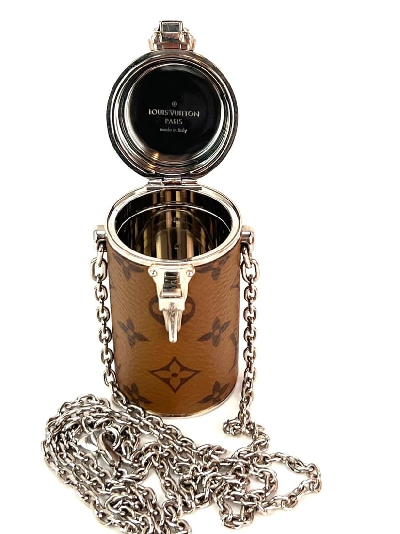 Louis Vuitton Reverse Monogram Chain Lipstick Case - 6