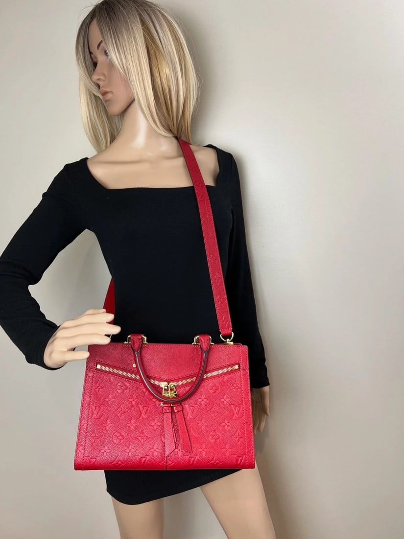 Louis Vuitton Scarlett Monogram Sully Empriente Leather Shoulder Bag - 18