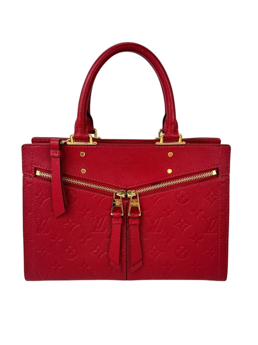 Louis Vuitton Scarlett Monogram Sully Empriente Leather Shoulder Bag: Title: Louis Vuitton Scarlett Monogram Sully Empriente Leather Shoulder Bag Description: Pre-Owned 100% Authentic Louis Vuitton Scarlett Monogram Sully Empriente Leather Shoulder Bag RATING: B...Very 